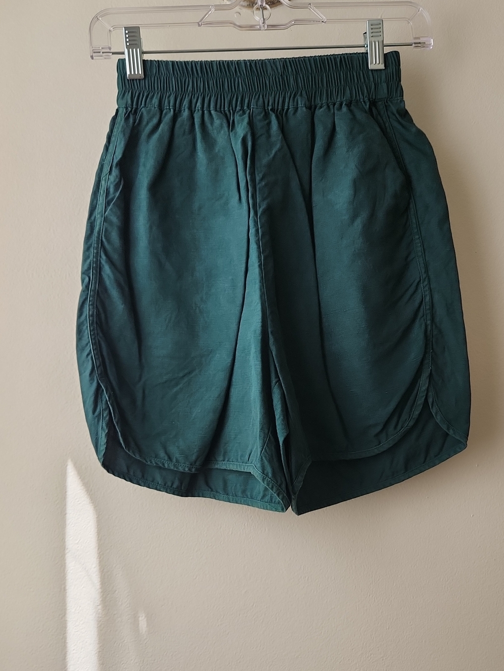 Tradlands Linen Blend Shorts - Teal XS
